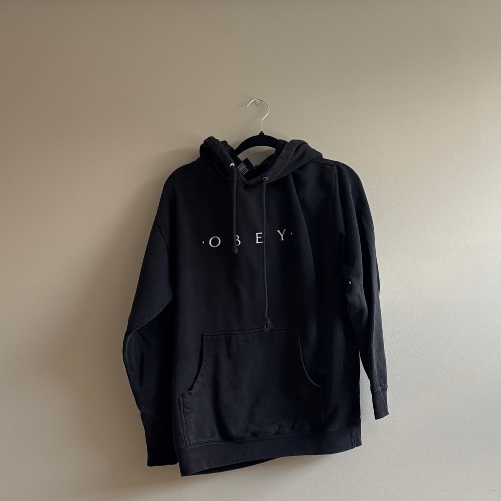 Obey Classic Black Hoodie